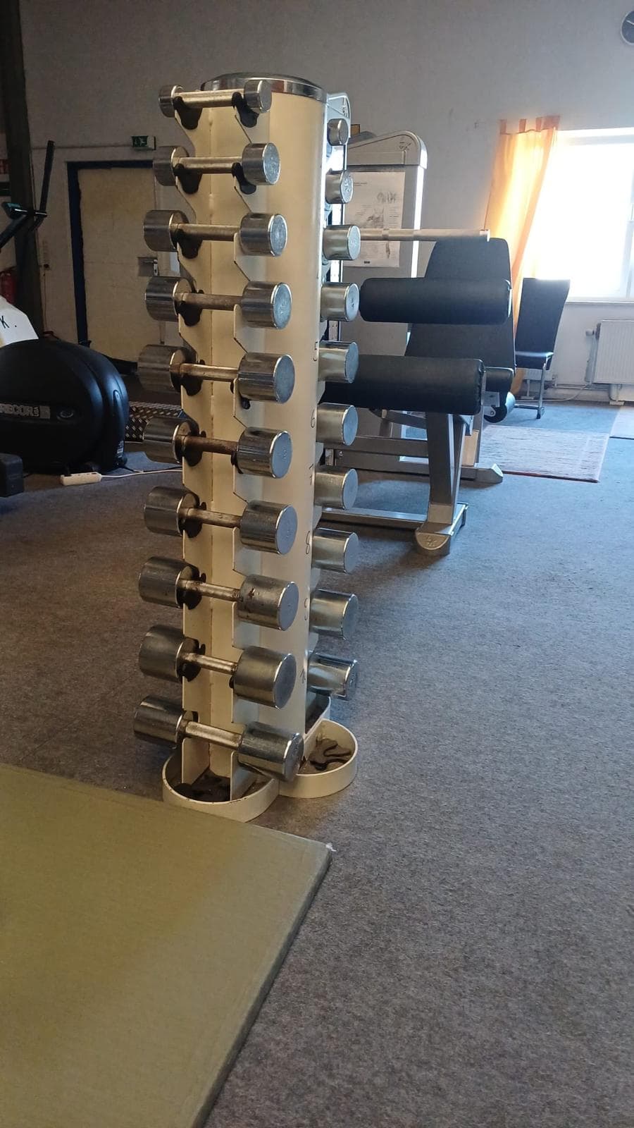 Kurzhantelturm im Sportsclub Bovenden für konzentriertes Zen-Body-Training